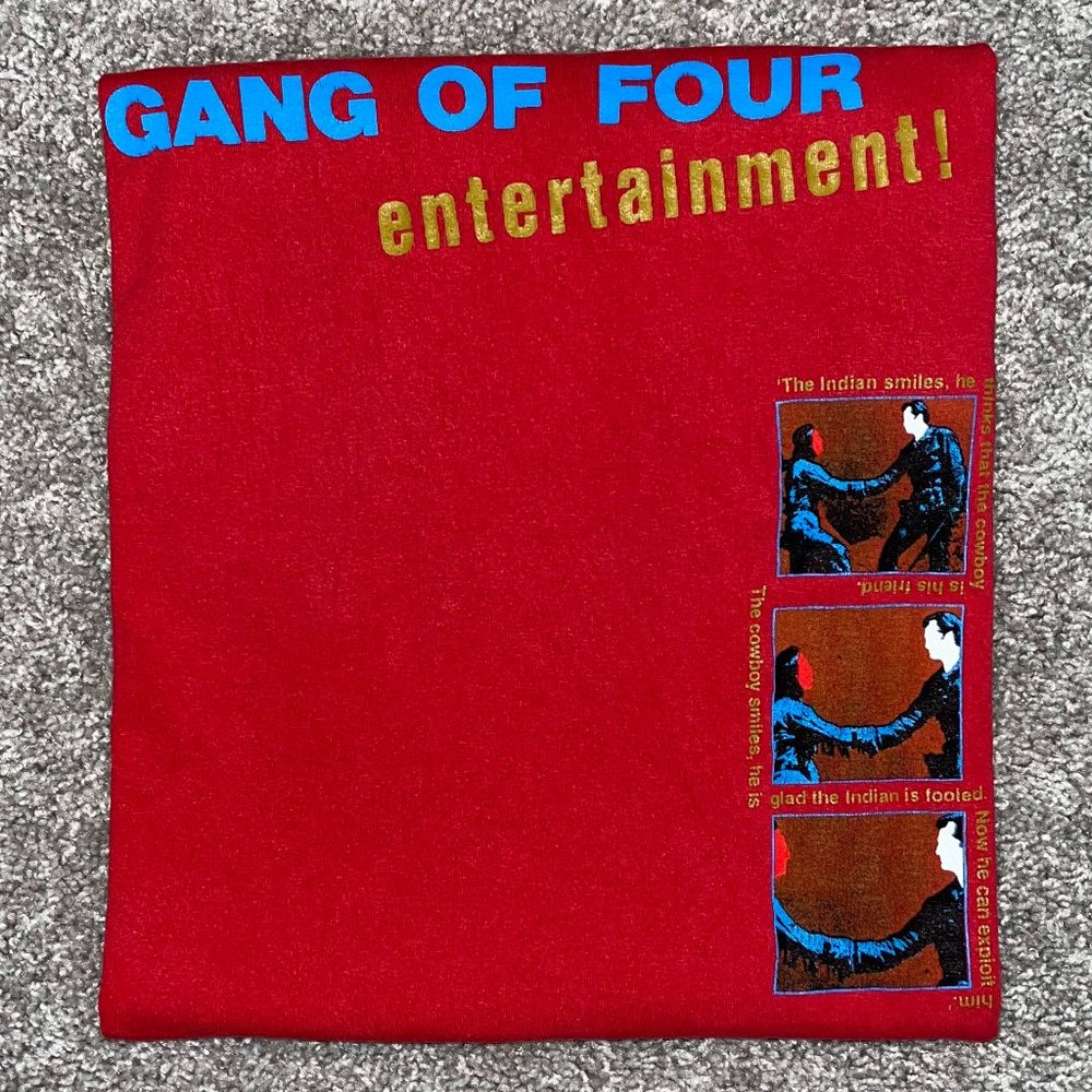 Gang of four entertainment, album tshirt!